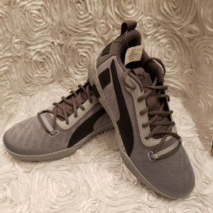 Puma Legacy Low Black Quarry Grey Men Basketball Shoes Sneakers Men's Size 12 M